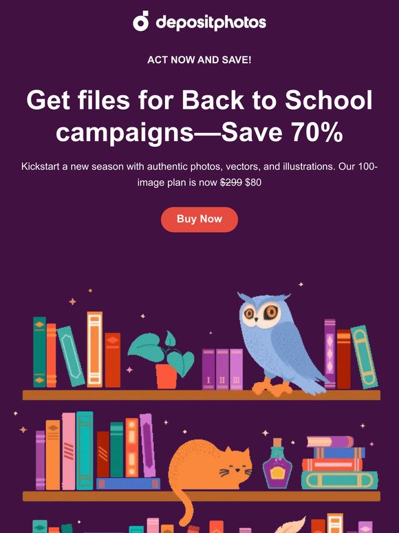 Discount alert: 🎒 Back to School sale starts now!