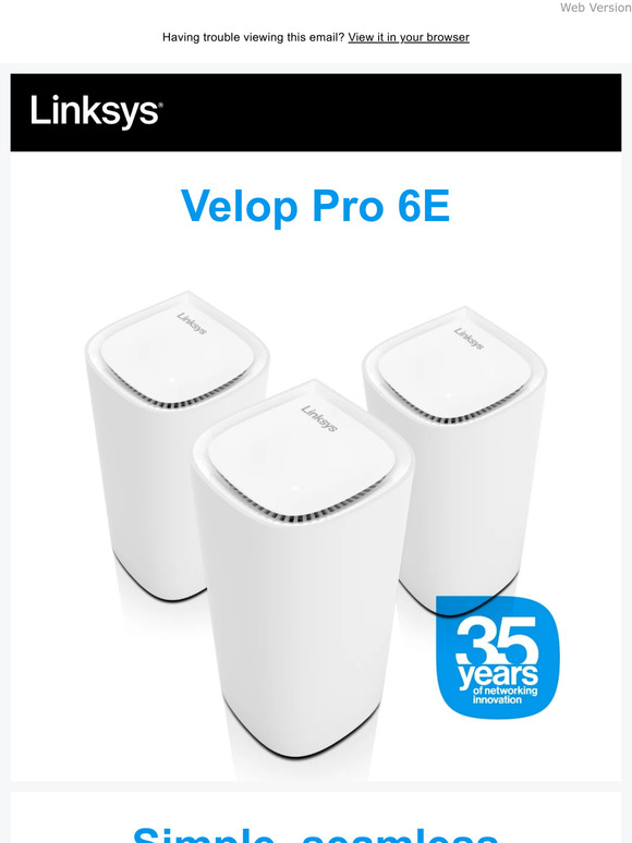 Velop Pro 6E is back in stock!