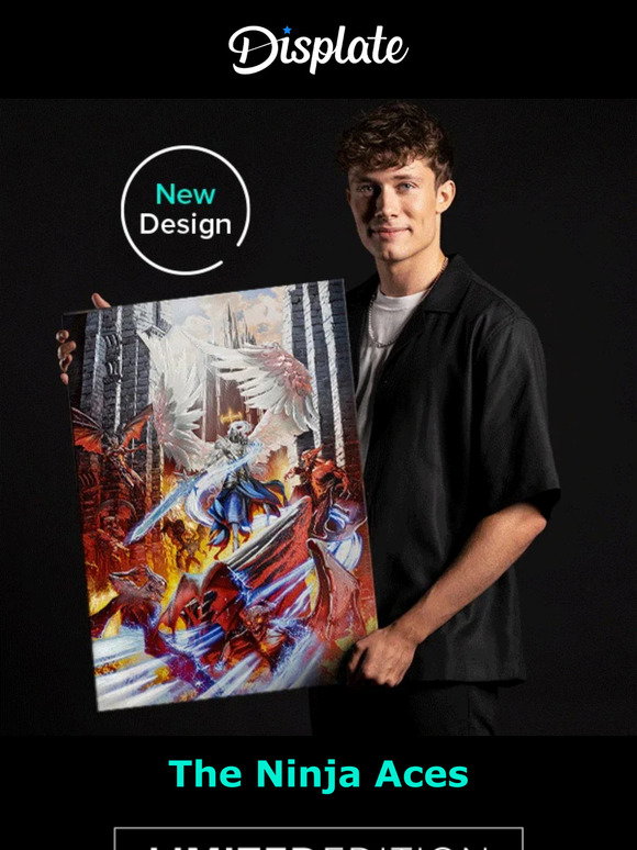 Displate Limited Edition – The Guardian Of Light 198/500 – Ultra Rare – Aluminium