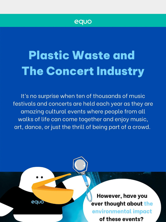 💚🎶 Enjoy concerts in the most sustainable way, why not?!
