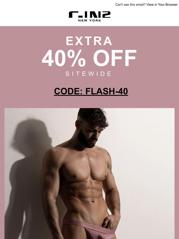 40% OFF Sitewide. Flash Sale