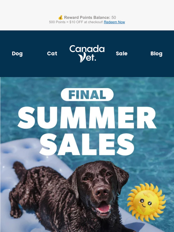 CanadaVet 🌞🐶 Wave Goodbye to Summer Parasites with Big Savings! Milled
