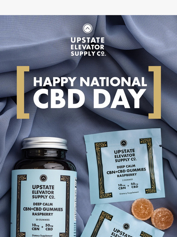 New! Deep Calm CBN+CBD Raspberry Gummy
