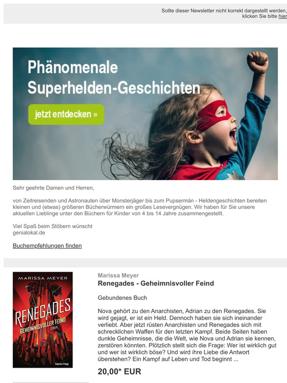 Phänomenale Superhelden-Geschichten