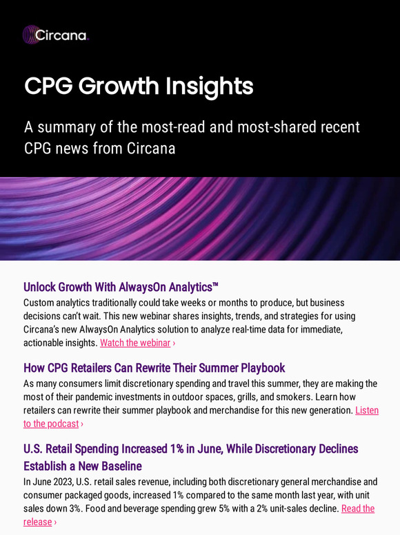 CPG Growth Insights: Monthly Recap of News and Insights