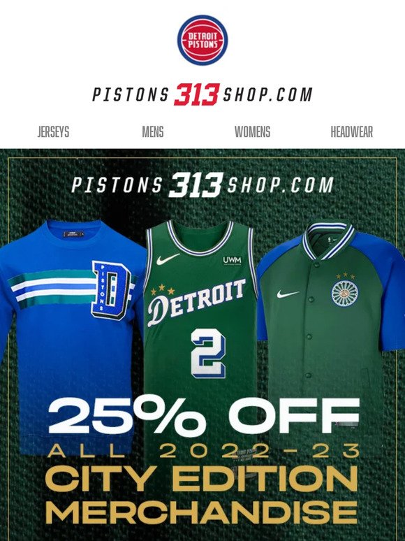 Detroit Pistons City Edition Jerseys, Pistons 2022-23 City Jerseys, City  Gear
