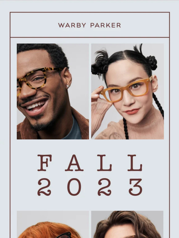 Warby Parker Fall has arrived! Milled