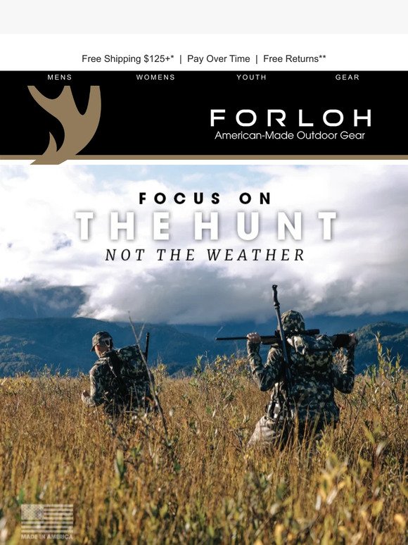 Focus on the Hunt, Not the Weather