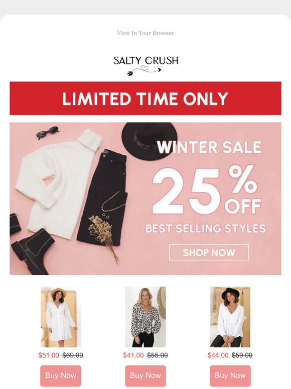 SELLING FAST ⚠️ 25% OFF MUST HAVE WINTER STYLES