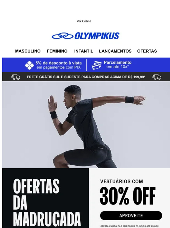 Tem alguém acordado ai? A oferta da madrugada está on!
