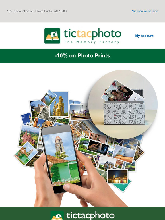 Holiday promotion for photo prints! ☀️