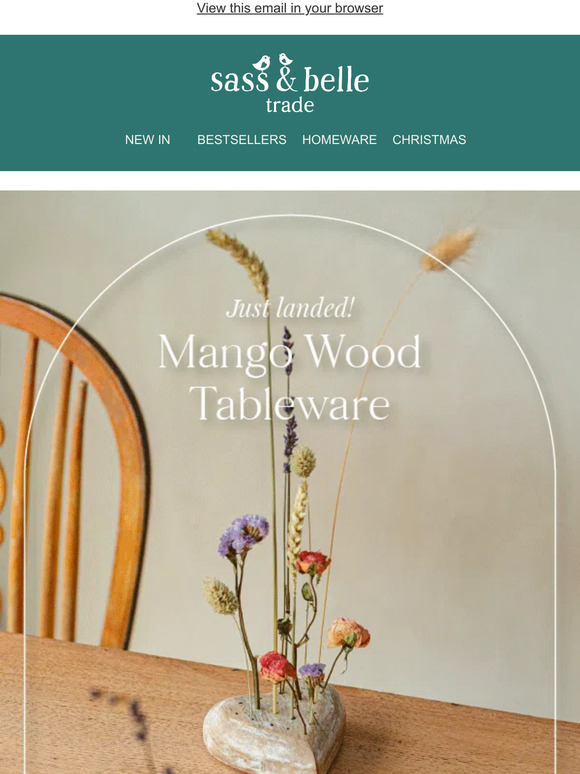 Introducing our new Mango Wood collection