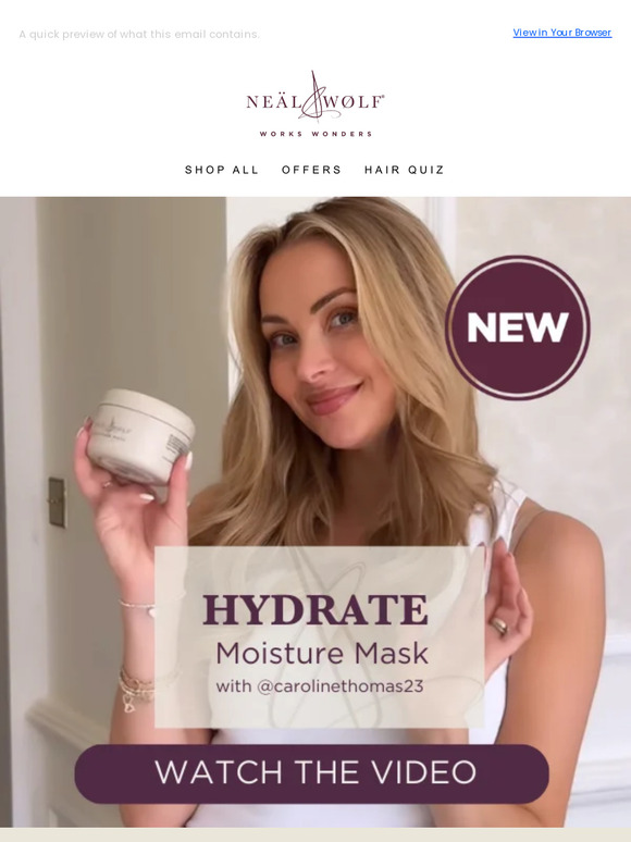 The 🔑 to healthy-looking, hydrated hair...