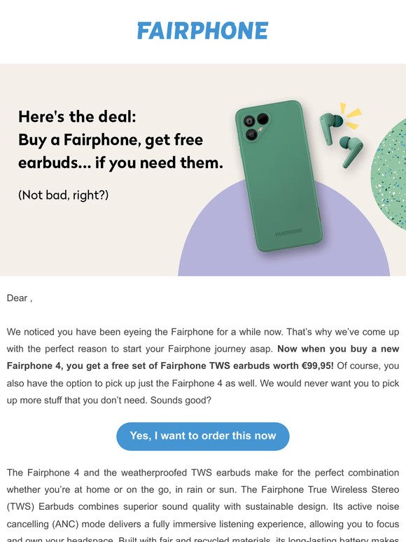 Figuring out the best time to buy the Fairphone 4?