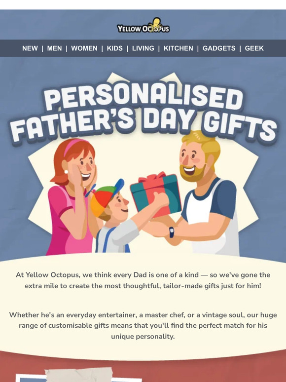 🔥 Introducing Our Personalised Father's Day Collection! 🔥