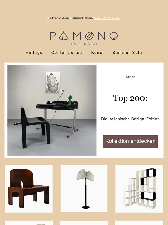 Schlichtes italienisches Design