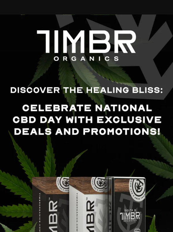 Discover the Healing Bliss: Celebrate National CBD Day With Exclusive Deals and Promotions!