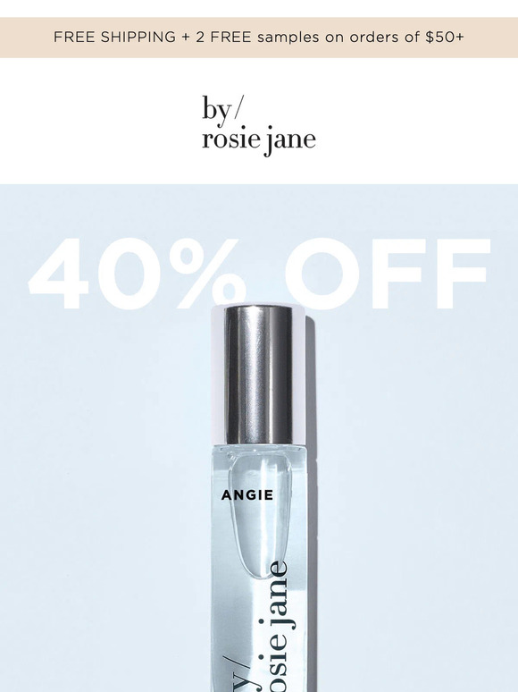 sending Angie off in style with 40% OFF