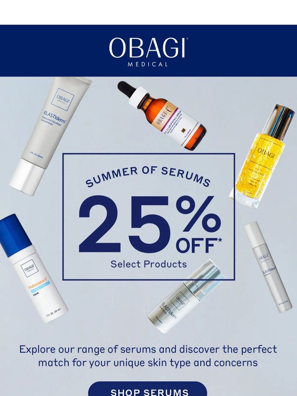 Find Your Perfect Serum at 25% Off