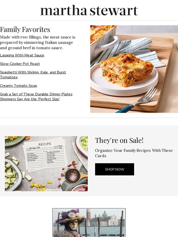 Martha Stewart Lasagna With Meat Sauce Milled