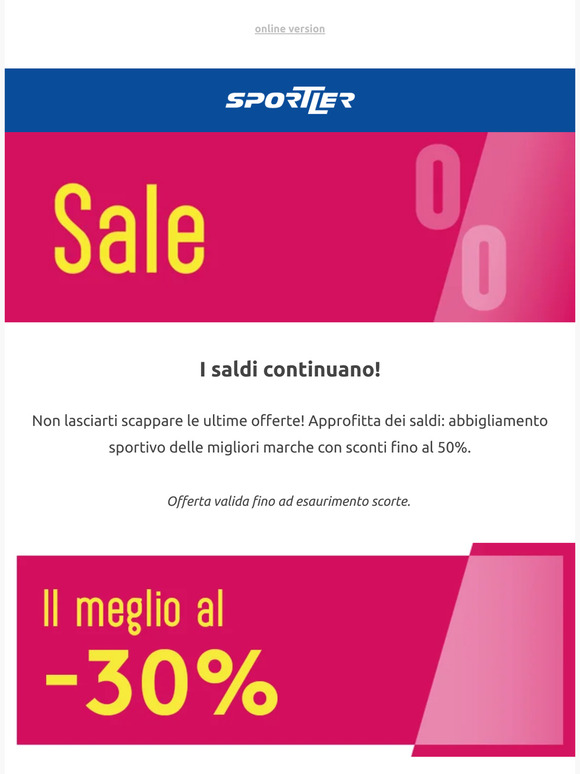 Summer Sale | Continuano i saldi!