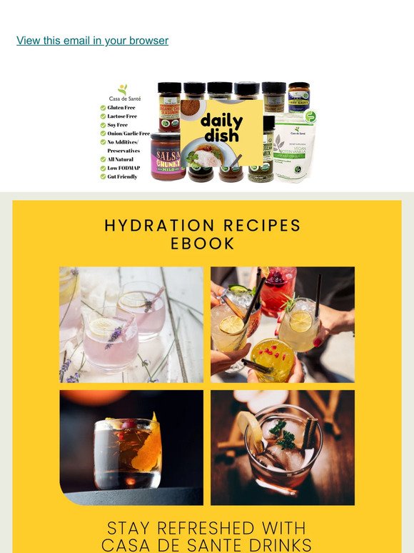 30+ Beverage Recipes to Hydrate
