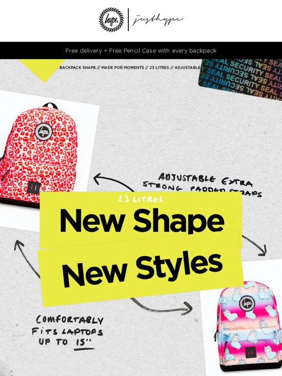 New shape New Styles? Yes please! 📚🎒