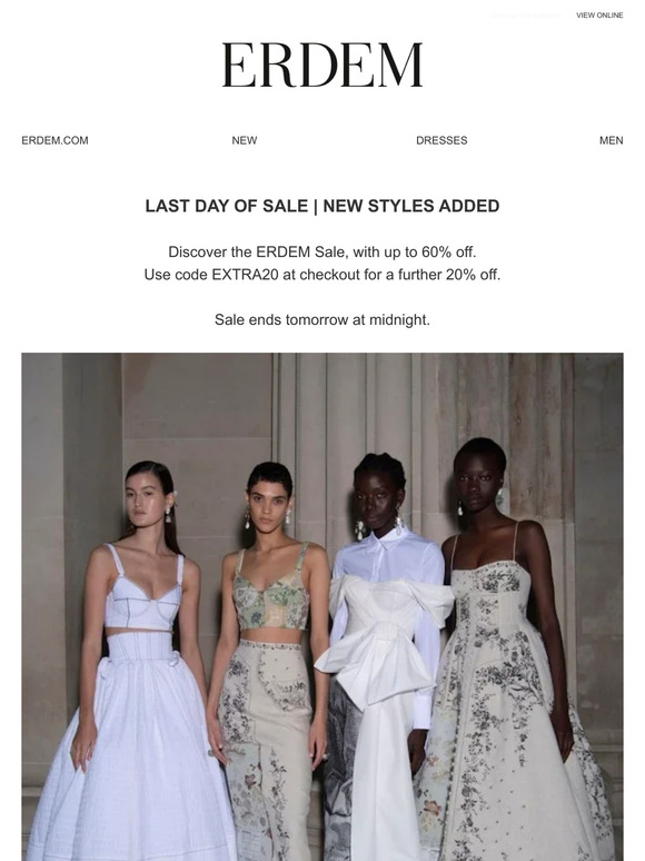 Erdem dress clearance sale