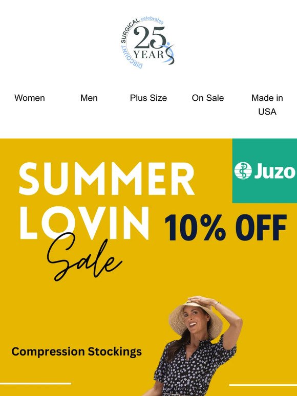 🌞 Step into Summer with 10% OFF Juzo Compression Socks – Limited Time!