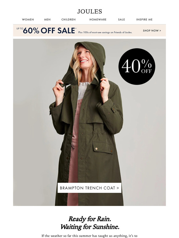 Joules clearance outlet coats