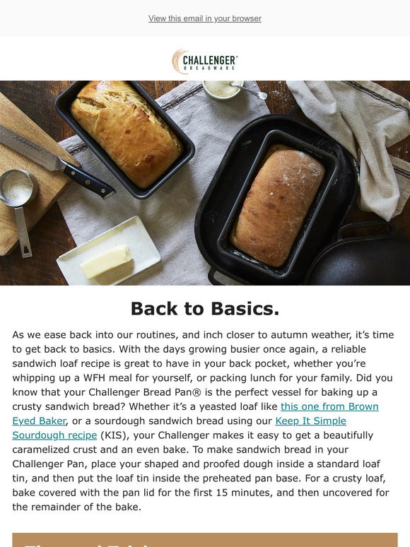 Challenger Breadware: The Mysteries of Baking: Solved