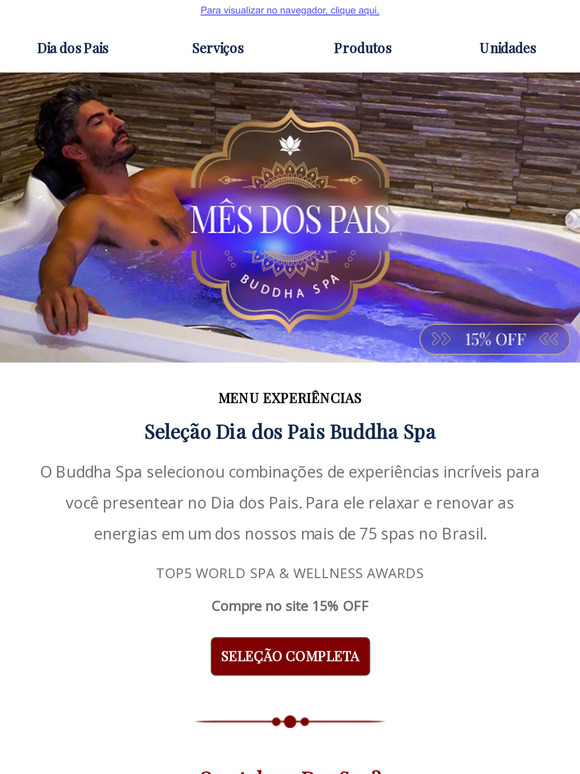 Seleção Dia dos Pais | Combinações de Experiências