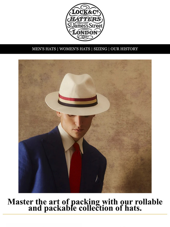 Hats that travel light: Packable and rollable styles.