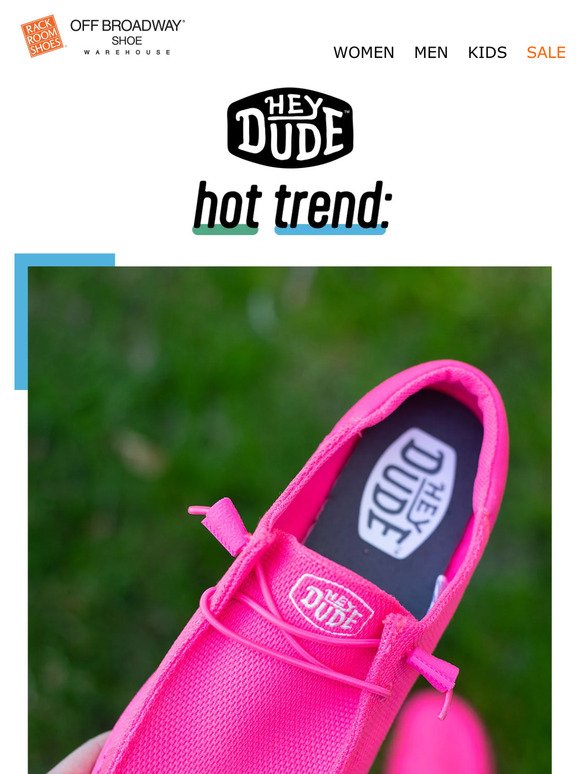 This hot pink HEYDUDE style was just restocked!