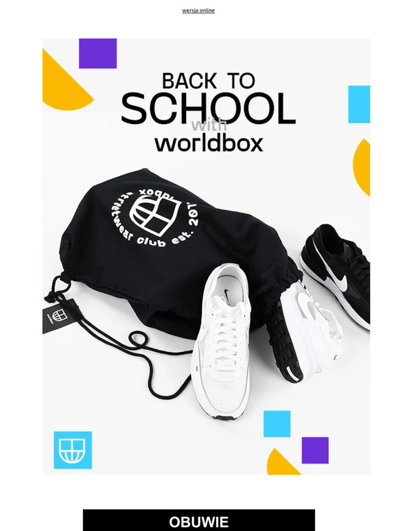 Back to school 🎒 Obuwie, odzież, akcesoria...