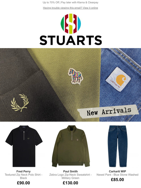 New Season Arrivals & Summer Sale Reductions 📢