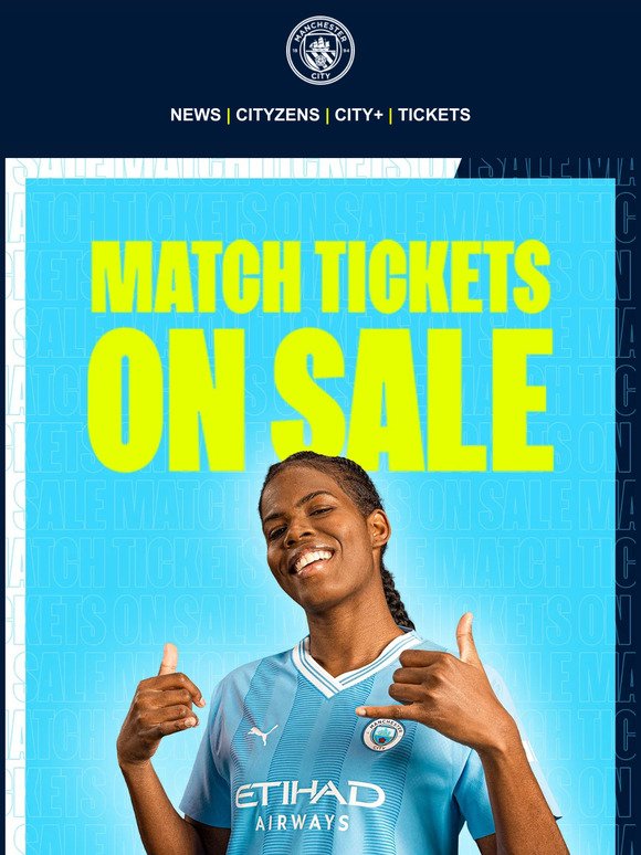 Man City Women's Match Tickets on sale now!