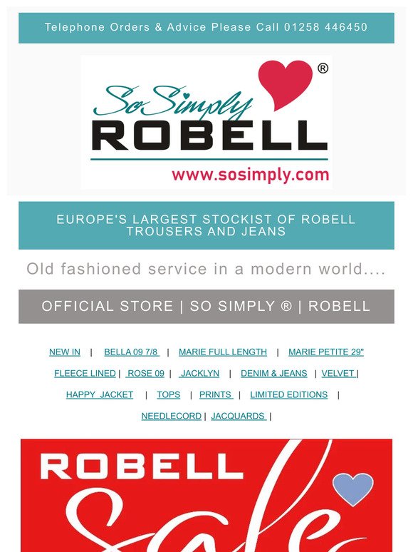 ❤️ 𝐒𝐀𝐋𝐄 ❤️ Enjoy 30% off Summer Styles | ROBELL ® | Official Site