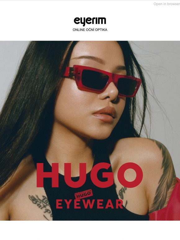 Nová kolekce brýlí HUGO pro všechny moderní rebely