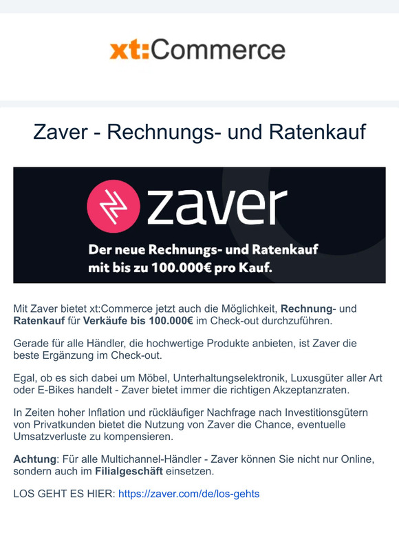 Google Analytics 4 | Rechnungs- und Ratenkauf von Zaver
