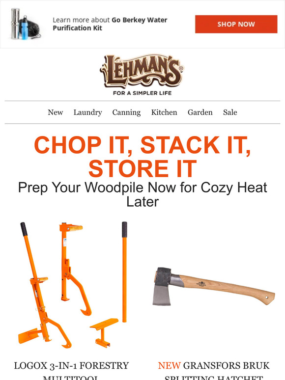 Lehman's: Chop it, Stack it, Store it 🔥 | Milled