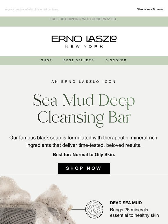 Sea Mud Cleansing Bar—An Icon for a Reason