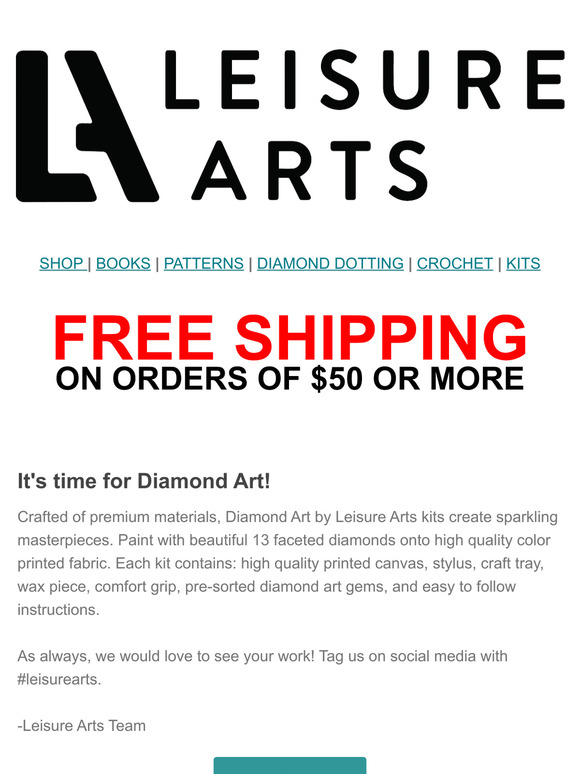 Check out these Diamond Art by Leisure Arts kits!