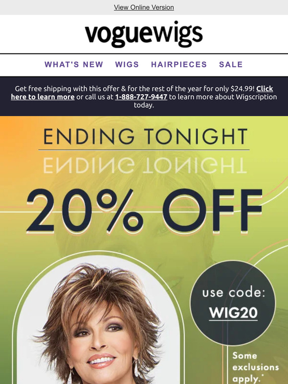 ATTN: 20% Off Is Ending Tonight