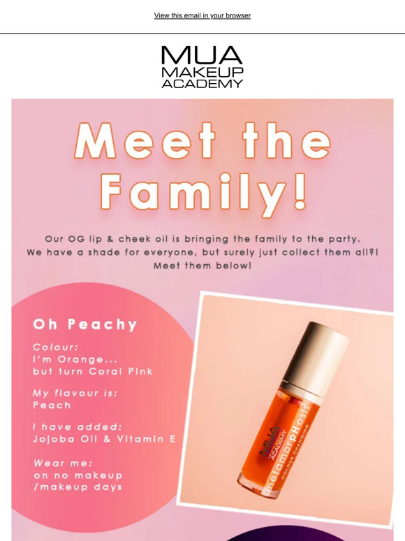 Meet the Lip & Cheek Oil Family 💫