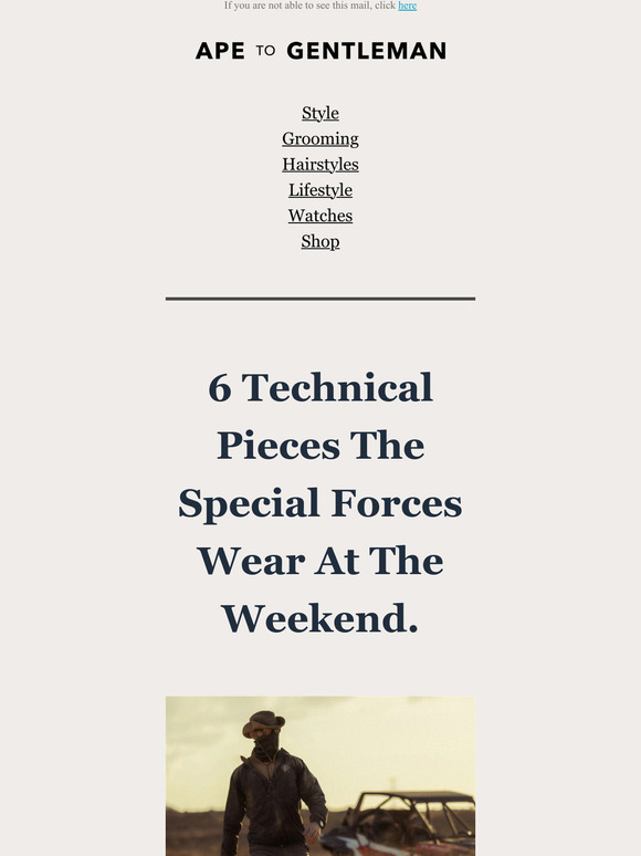 6 Technical Pieces The Special Forces Wear At The Weekend