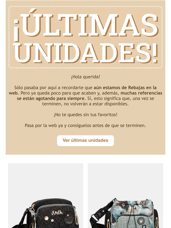 ¡Últimas Unidades en Rebajas! 👛