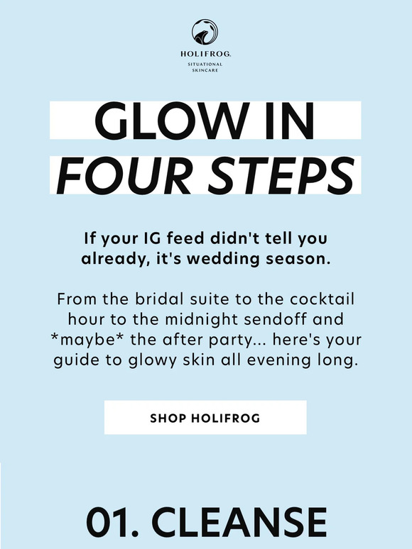 Dewy, wedding-ready skin