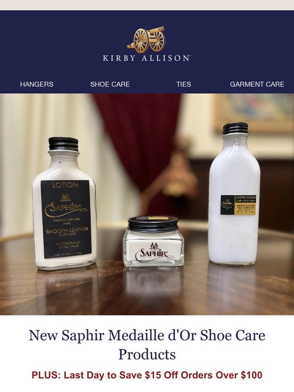 New Saphir Medaille d'Or Shoe Care Products
