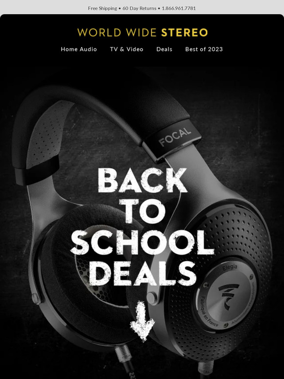 🎓 Back To School Deals on Headphones, Workspaces, & Dorm Essentials...
